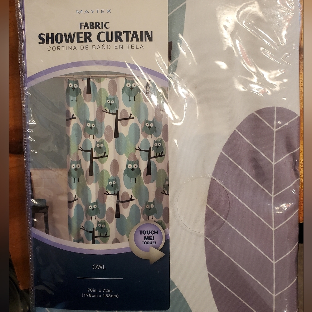 COPY - *New* Maytex Owl Shower Curtain